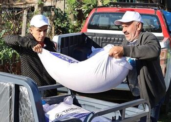 Büyükşehir’den yangın mağduru üreticilere destek