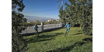 Dilovası Millet Bahçesi dip köşe temizleniyor
