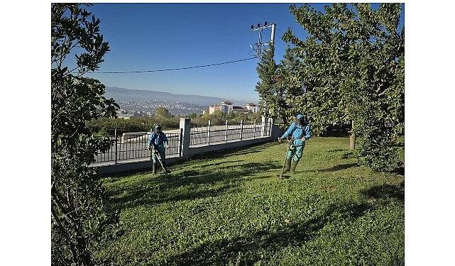 Dilovası Millet Bahçesi dip köşe temizleniyor