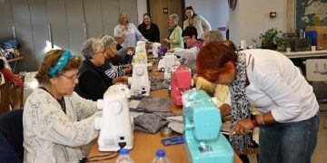 Efes Selçuk’ta kadınlar dikiş atölyesinde buluştu