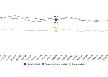 Hizmet, Perakende Ticaret ve İnşaat Güven Endeksleri, Kasım 2025