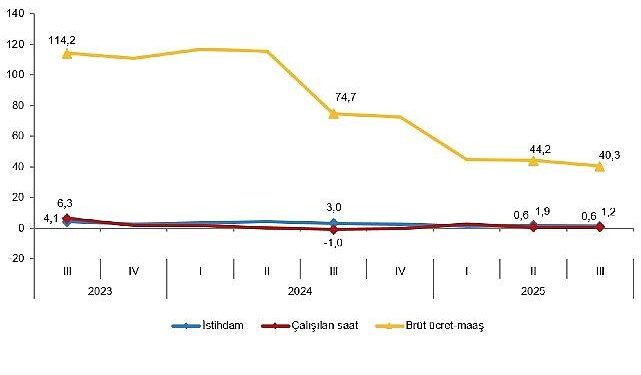 İşgücü Girdi Endeksleri, III. Çeyrek: Temmuz-Eylül, 2025