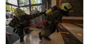 İtfaiye’den Swissotel’de nefes kesen tatbikat