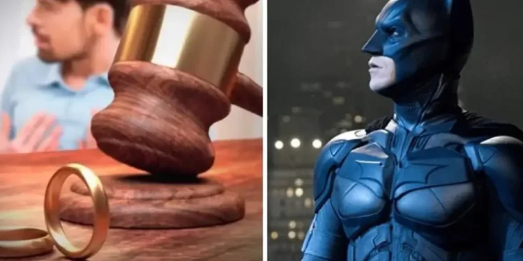 Kendini Batman sanan kocasına boşanma davası açtı