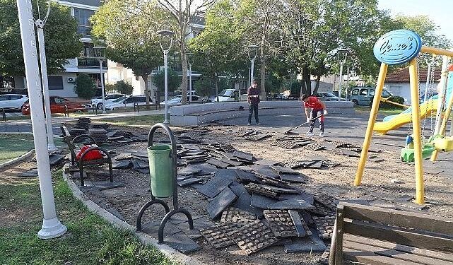 Menderes’te Kauçuk Yenileme Operasyonu