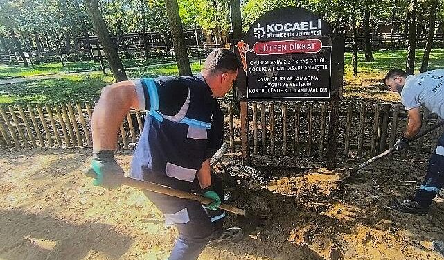 Ormanya’da oyun gruplarına periyodik bakım