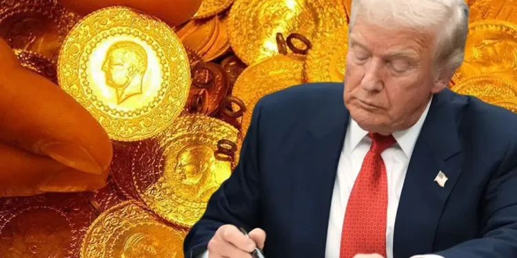 Trump imzaladı, altın fırladı! 3 haftanın zirvesinde