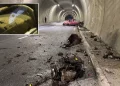 Tünelde feci kaza! Takılı kalan hız kadranı her şeyi anlatıyor