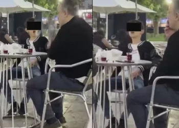 Vahim görüntüler! Küçücük çocuk ailesinin yanında sigara içti, bir de halka çıkardı