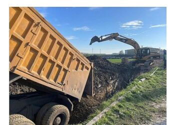 620 metrelik yeni kanalizasyon ve yağmur suyu hattı