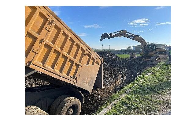 620 metrelik yeni kanalizasyon ve yağmur suyu hattı