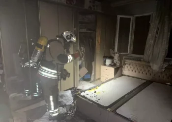 Antakya’da ev yangını