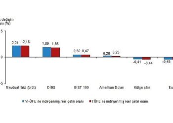 Finansal Yatırım Araçlarının Reel Getiri Oranları, Kasım 2025
