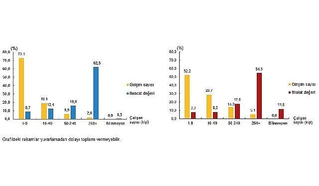Girişim Özelliklerine Göre Uluslararası Hizmet Ticareti İstatistikleri, 2023