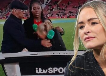 Laura Woods canlı yayında yere yığıldı, Ian Wright yakaladı! Korku dolu anları…
