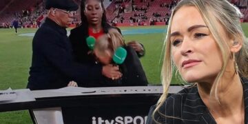 Laura Woods canlı yayında yere yığıldı, Ian Wright yakaladı! Korku dolu anları…