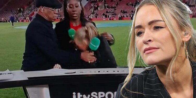 Laura Woods canlı yayında yere yığıldı, Ian Wright yakaladı! Korku dolu anları…