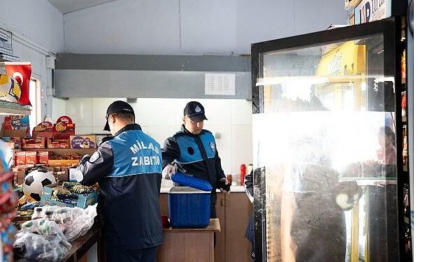 Milas Belediyesi Zabıtası’ndan Okul Kantinlerinde Denetim