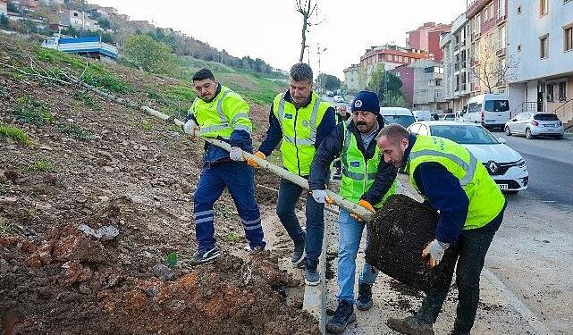 Zümrütevler’in parkları geri dönüşümle yenileniyor