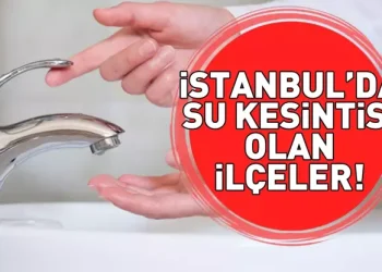 İstanbul İSKİ su kesintisi! 5-6 Ocak İstanbul’da su kesintisi ne zaman bitecek, sular ne zaman gelecek?
