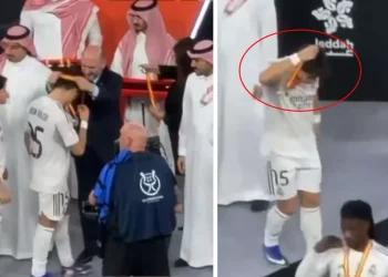 Arda Güler’den kupa törenine damga vuran hareket