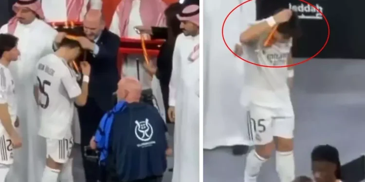 Arda Güler’den kupa törenine damga vuran hareket