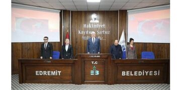 Edremit Belediye Meclisi’nde yılın ilk toplantısı yapıldı