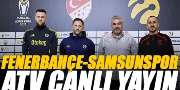 Fenerbahçe – Samsunspor maçı canlı izle | ATV şifresiz izle (Süper Kupa canlı yayın) ATV canlı yayın bilgileri ve frekans bilgileri