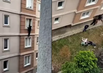 İstanbul’da korkunç olay! Ailelerinin evde bastığı gençler 4. kattan atladı