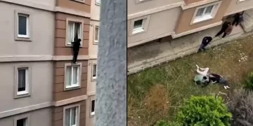 İstanbul’da korkunç olay! Ailelerinin evde bastığı gençler 4. kattan atladı