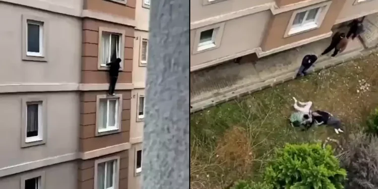 İstanbul’da korkunç olay! Ailelerinin evde bastığı gençler 4. kattan atladı