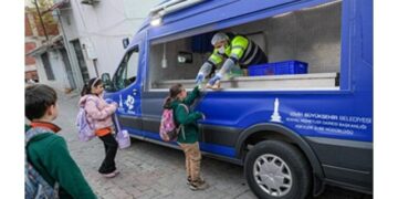 Minikler güne Büyükşehir’in menüsüyle başlıyor