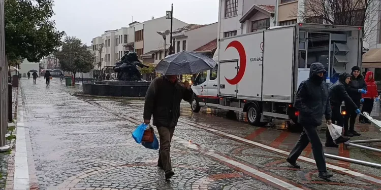 Trakya’da sağanak etkili oldu