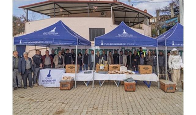 Yangın ve selden etkilenen üreticilere tam teşekküllü arıcılık paketi desteği