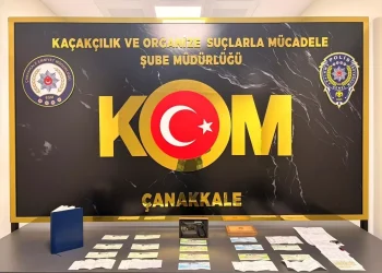 Çanakkale’de tefecilik yaptığı iddiasıyla 2 zanlı tutuklandı
