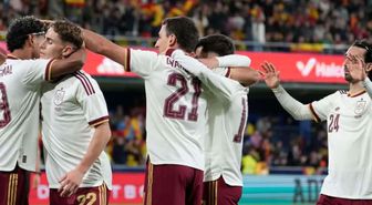 Sırbistan sahada yoktu, İspanya rahat kazandı