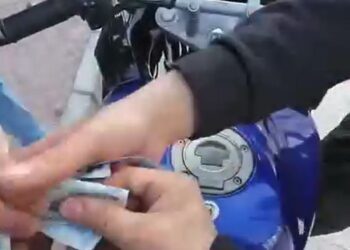 Ankara’da motokurye gasbedildi