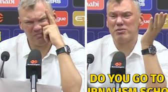 Jasikevicius’u çileden çıkaran soru gündem oldu