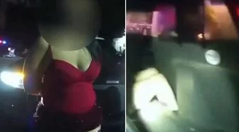 Polis aracındaki skandal olay büyük tepki çekti