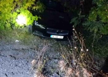 Elazığ’da otomobil şarampole uçtu: 1 yaralı